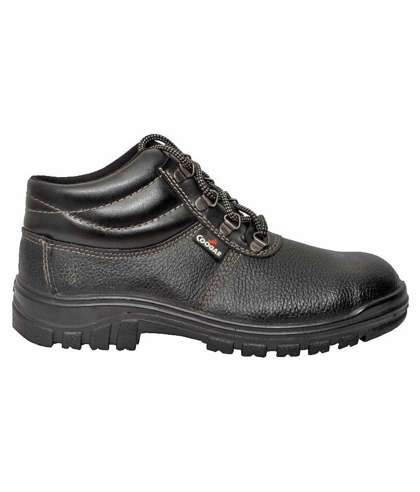 Buy Coogar High Ankle Black Safety Shoes Online At Low Price In India Snapdeal 7019