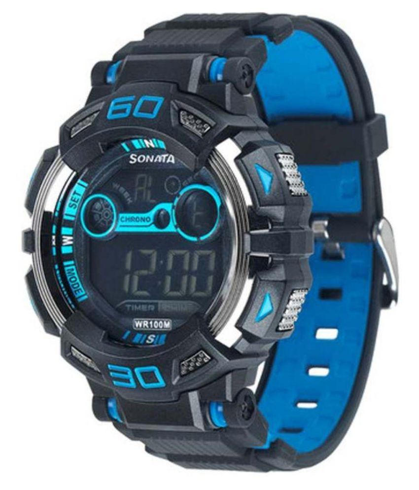 Sonata Black Digital Watch for men - Buy Sonata Black Digital Watch for