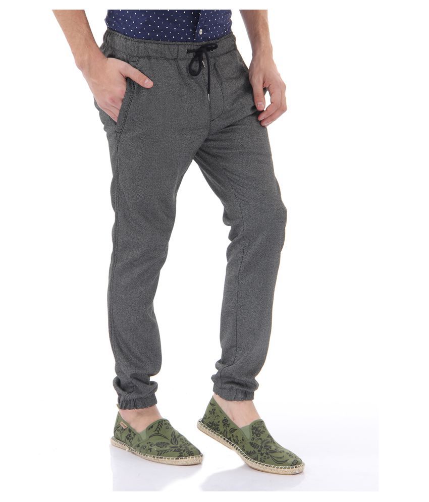 Selected Grey Polyester Viscose Joggers - Buy Selected Grey Polyester ...
