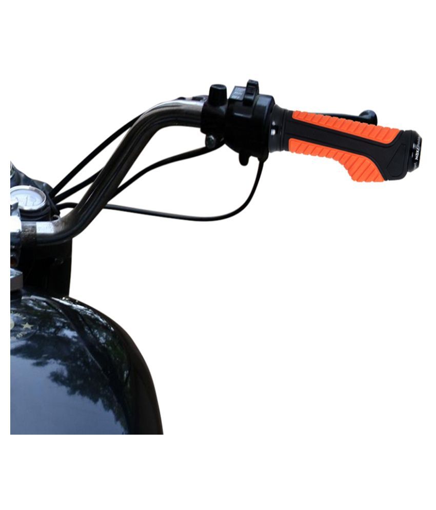 Leebo Orange Bike Handle Grip Set of 2 Buy Leebo Orange Bike Handle
