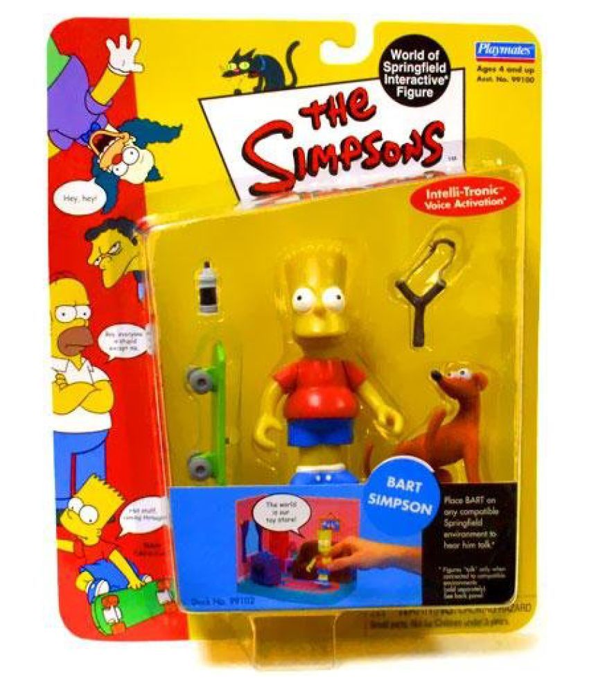 WORLD OF SPRINGFIELD INTERACTIVE BART FIGURE WAVE 1 - Buy WORLD OF ...