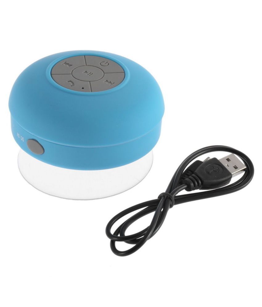 VibeX VibeX ™ Waterproof Bluetooth Shower Spea Bluetooth Speaker - Blue ...