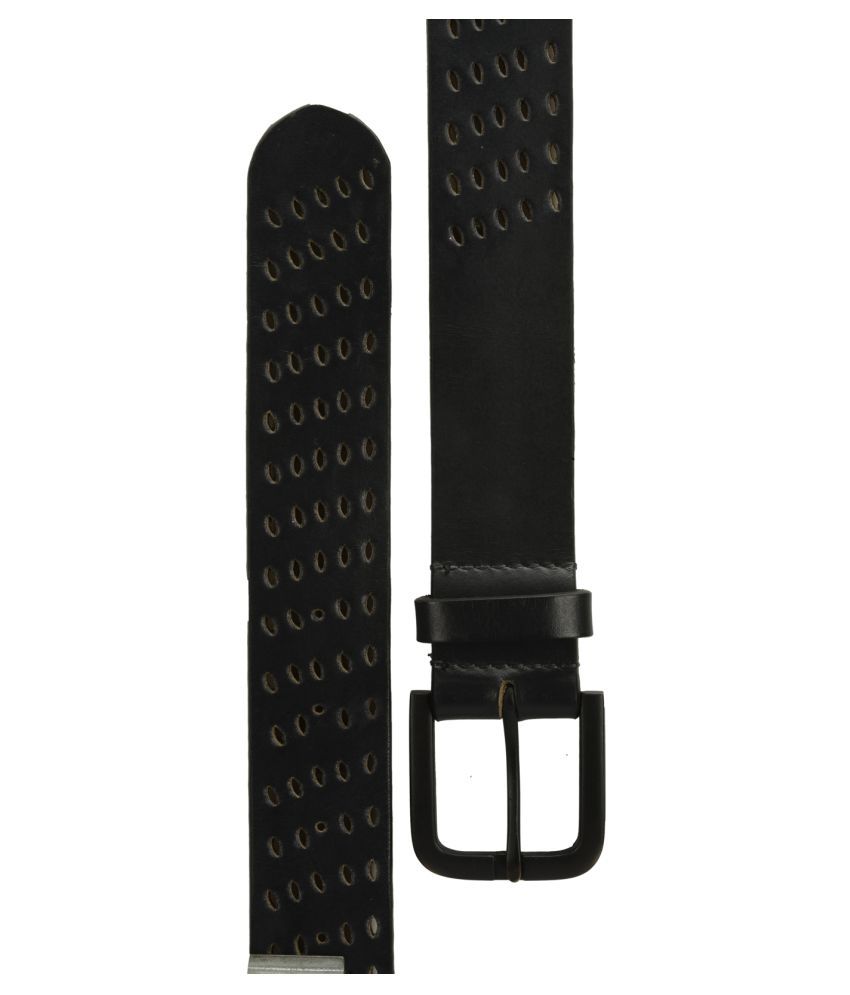 Phive Rivers Black Leather Casual Belts Buy Online at Low Price in