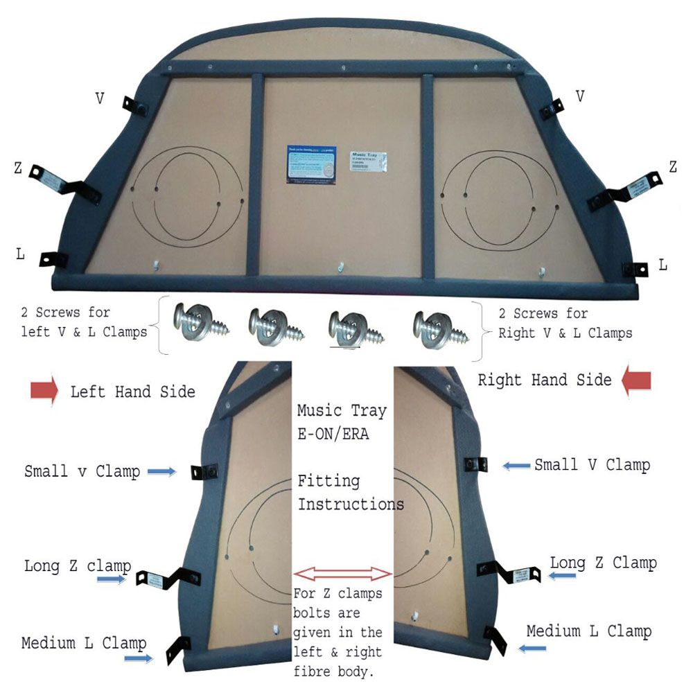 hyundai eon rear speaker tray