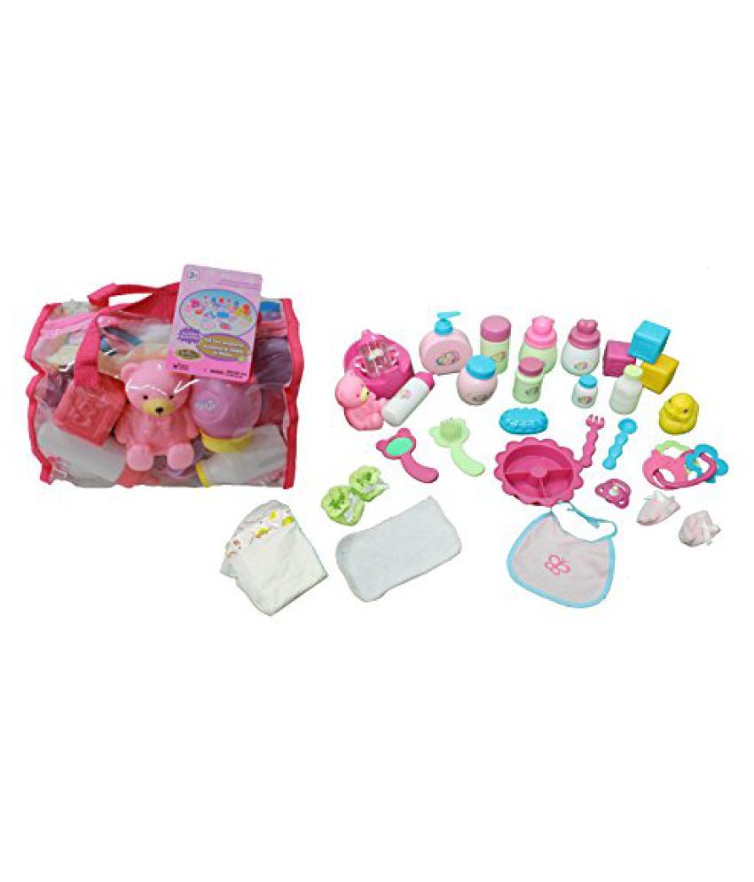Mommy & Me Baby Doll Care Set with 30 Accessories in Bag Buy Mommy