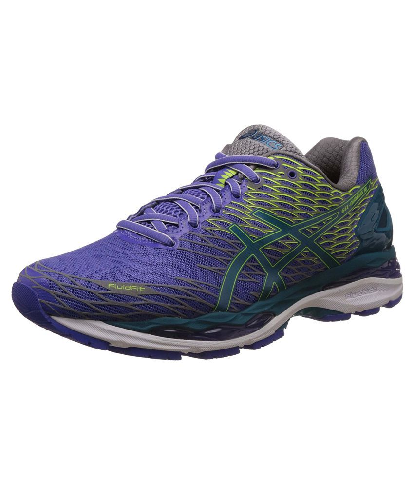 asics multicolor running shoes