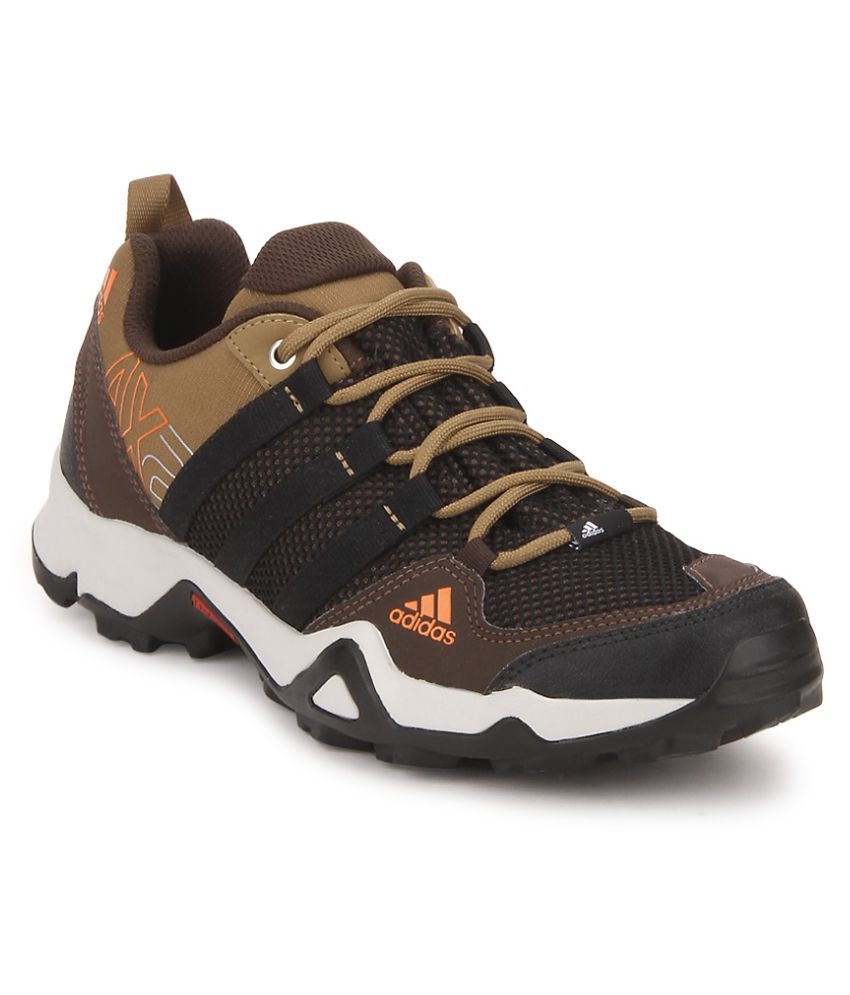 brown adidas running shoes