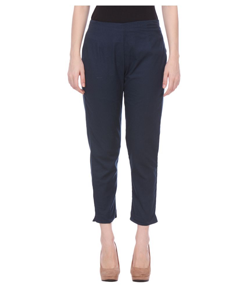 Buy Aurelia Cotton Casual Pants Online at Best Prices in India - Snapdeal