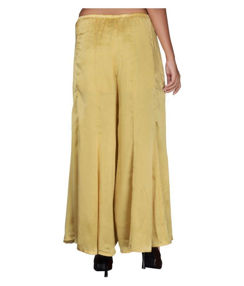 Buy Sarvottam Satin Palazzos Online at Best Prices in India - Snapdeal