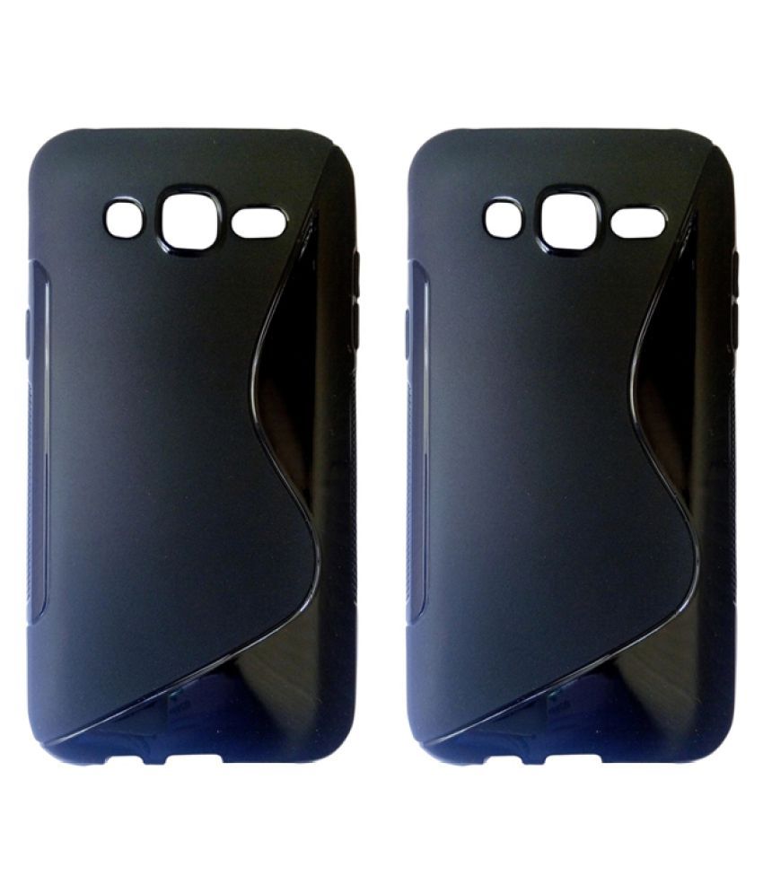 Samsung Galaxy J3 2016 Cover by Mocell Black Plain Back Covers