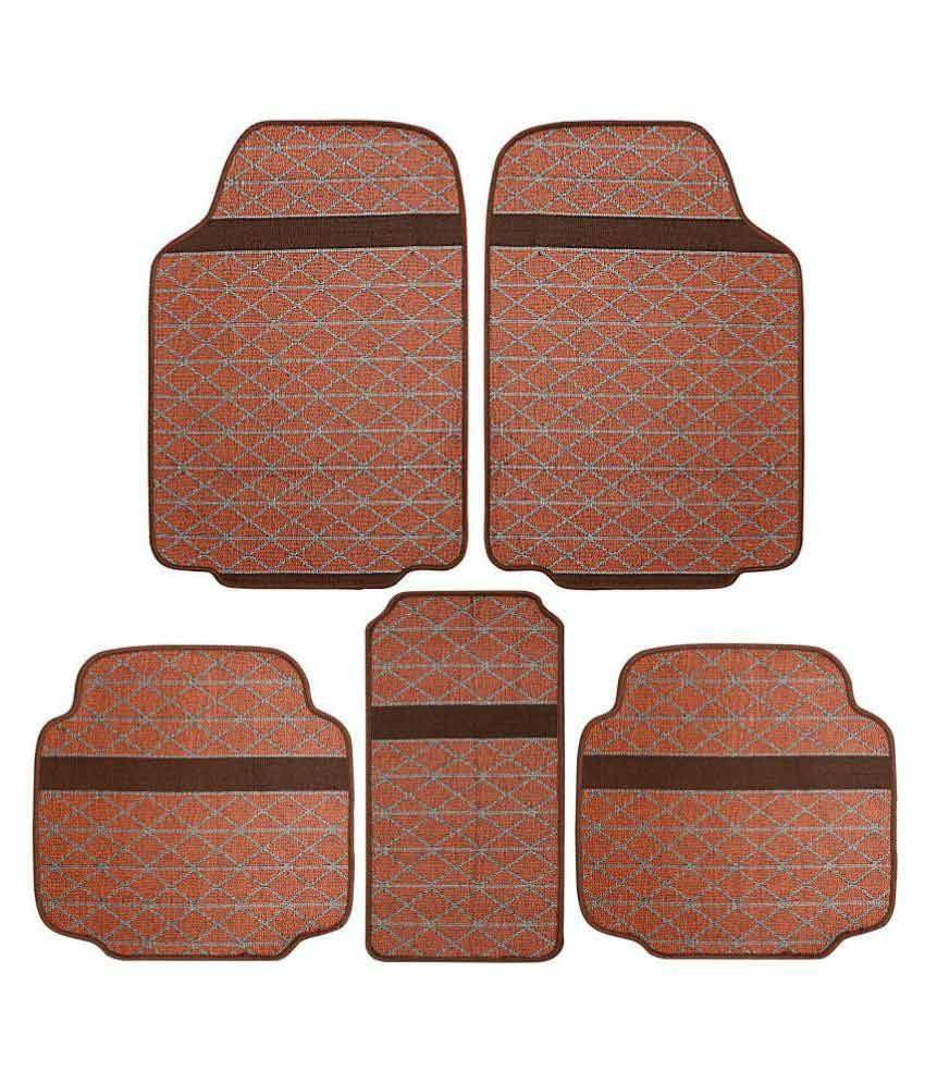 Saral Home Orange Car Floor Mats Set Of 5 Buy Saral Home Orange