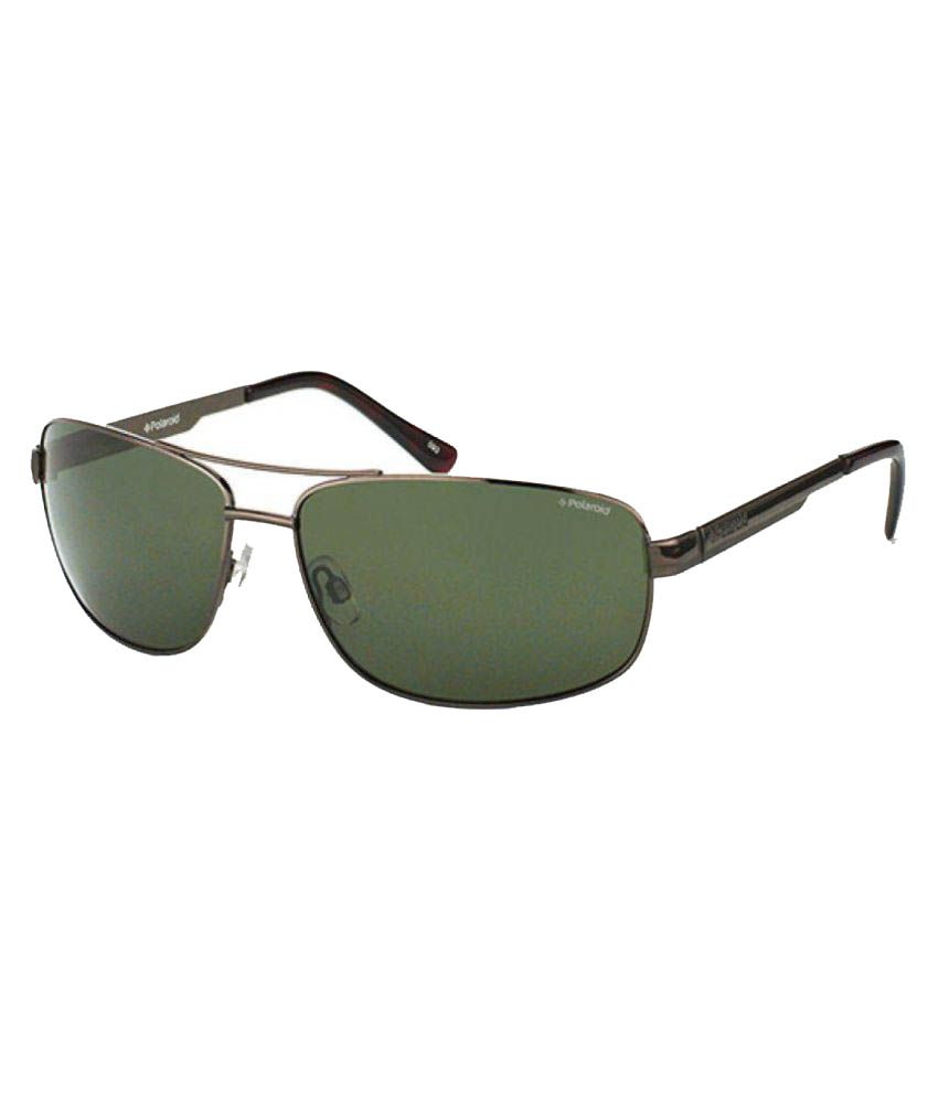 Polaroid Green Rectangle Sunglasses ( P4314A ) - Buy Polaroid Green ...