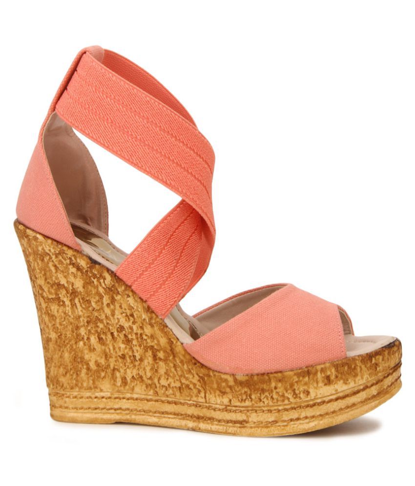 Catwalk Pink Platforms Heels Price in India- Buy Catwalk Pink Platforms ...