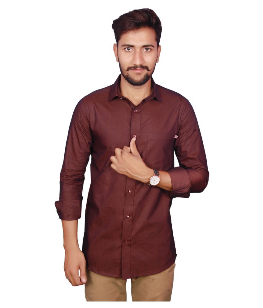 formal maroon shirt combination