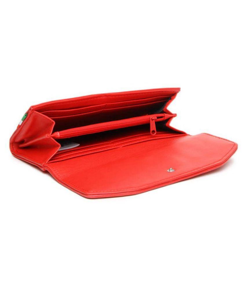 puma red wallet