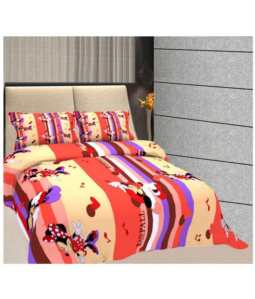 Freely King Cotton Cartoons Bed Sheet Buy Freely King Cotton Cartoons