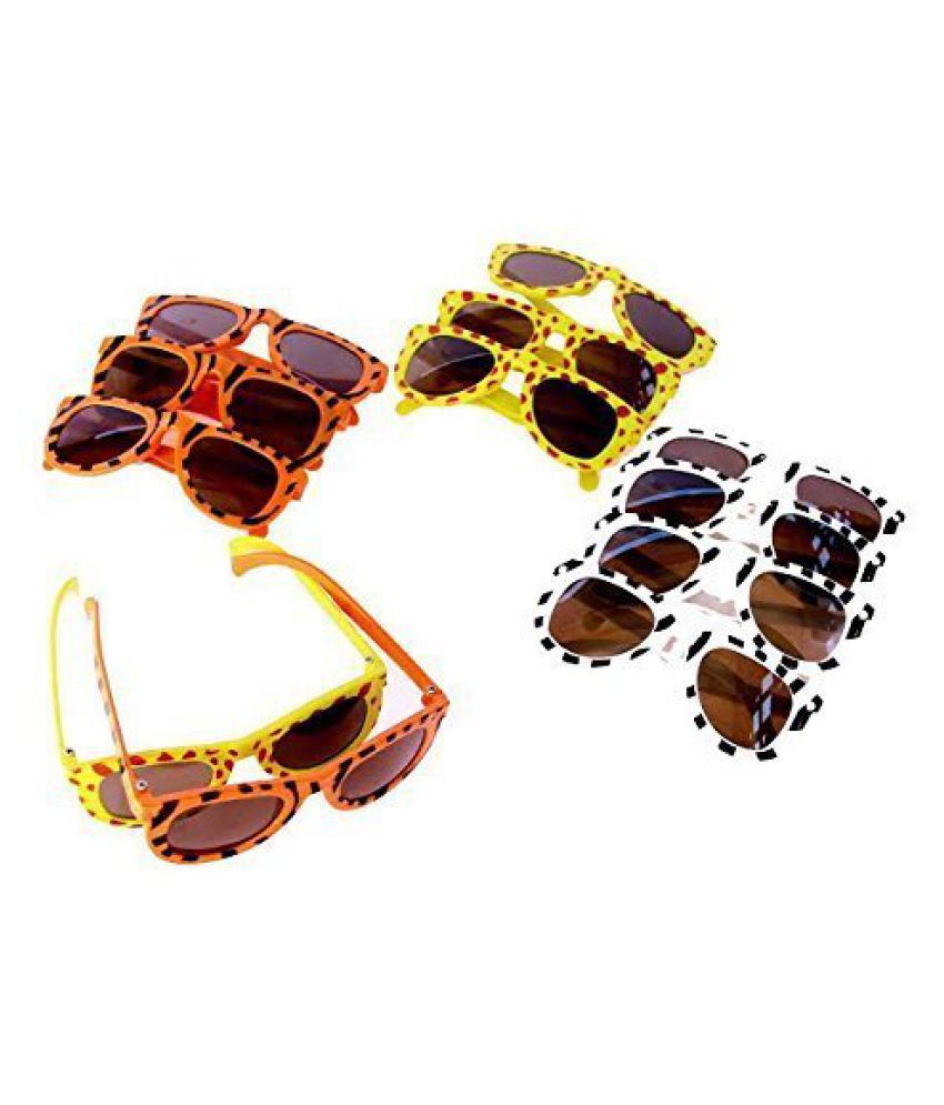 Dazzling Toys Animal Print Sunglasses Assortment - Pack of 6 - Leopard ...