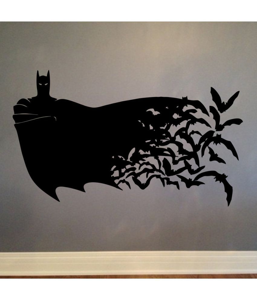     			Decor Villa Batman with Bats Vinyl Wall Stickers
