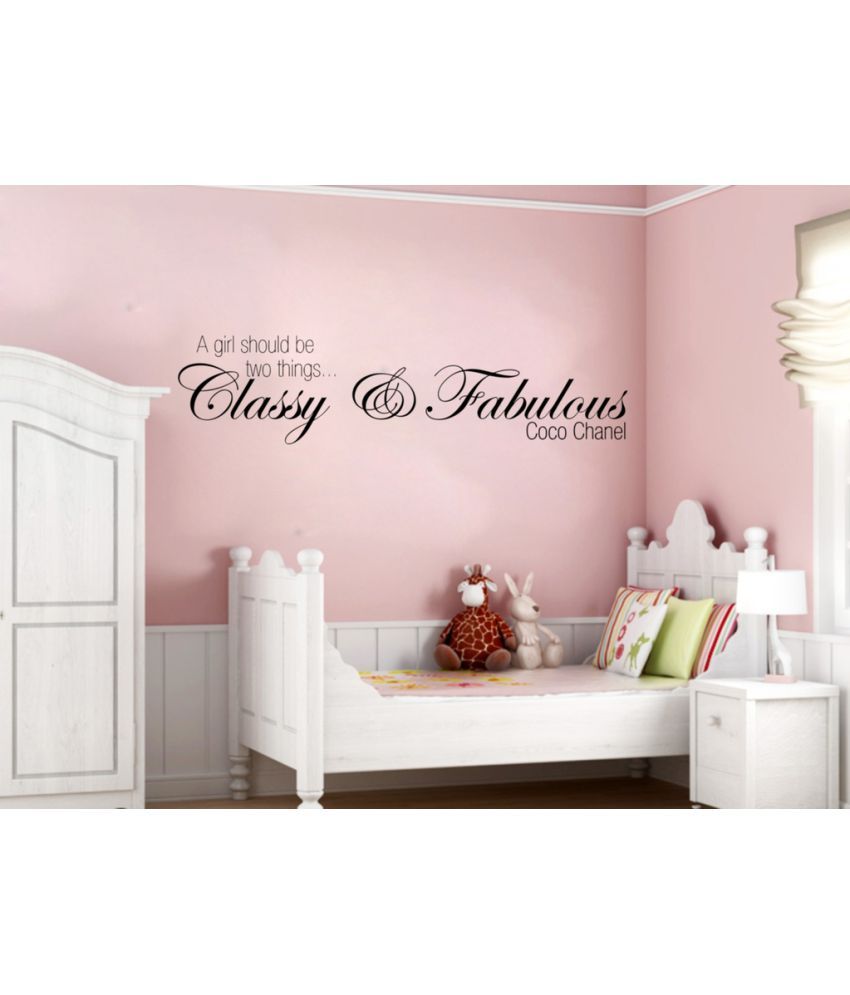     			Decor Villa A girl Vinyl Wall Stickers