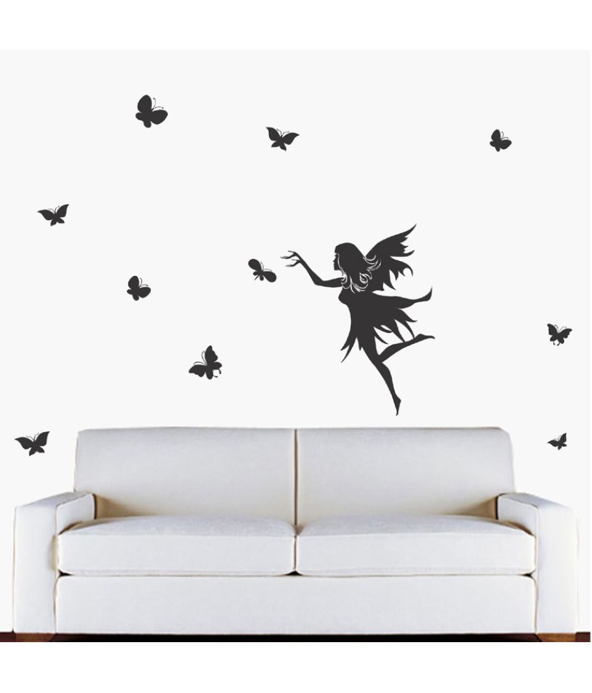     			Decor Villa Fairy Butterfly Vinyl Wall Stickers