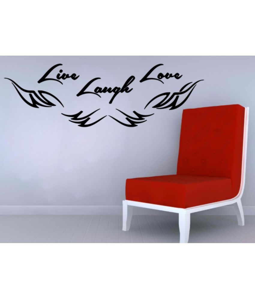     			Decor Villa Laugh Love Vinyl Wall Stickers