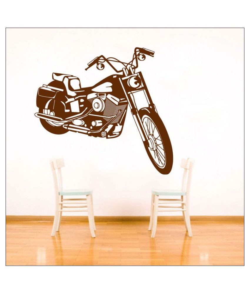     			Decor Villa Old bike Vinyl Wall Stickers