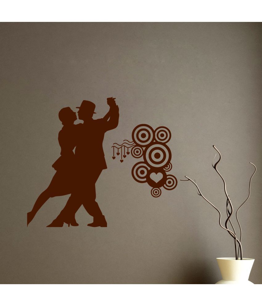     			Decor Villa Danceing cuple Vinyl Wall Stickers