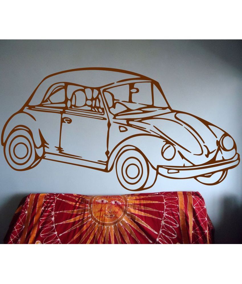     			Decor Villa Old Car Vinyl Wall Stickers