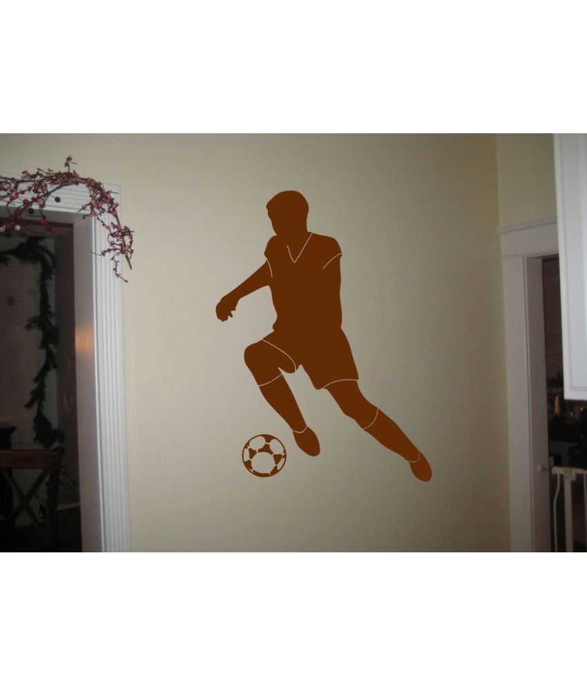     			Decor Villa Playing Football Vinyl Wall Stickers