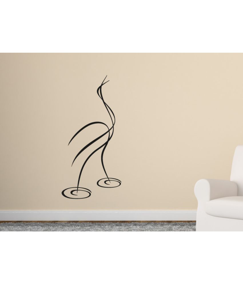     			Decor Villa Watar Bird Line Art Vinyl Wall Stickers