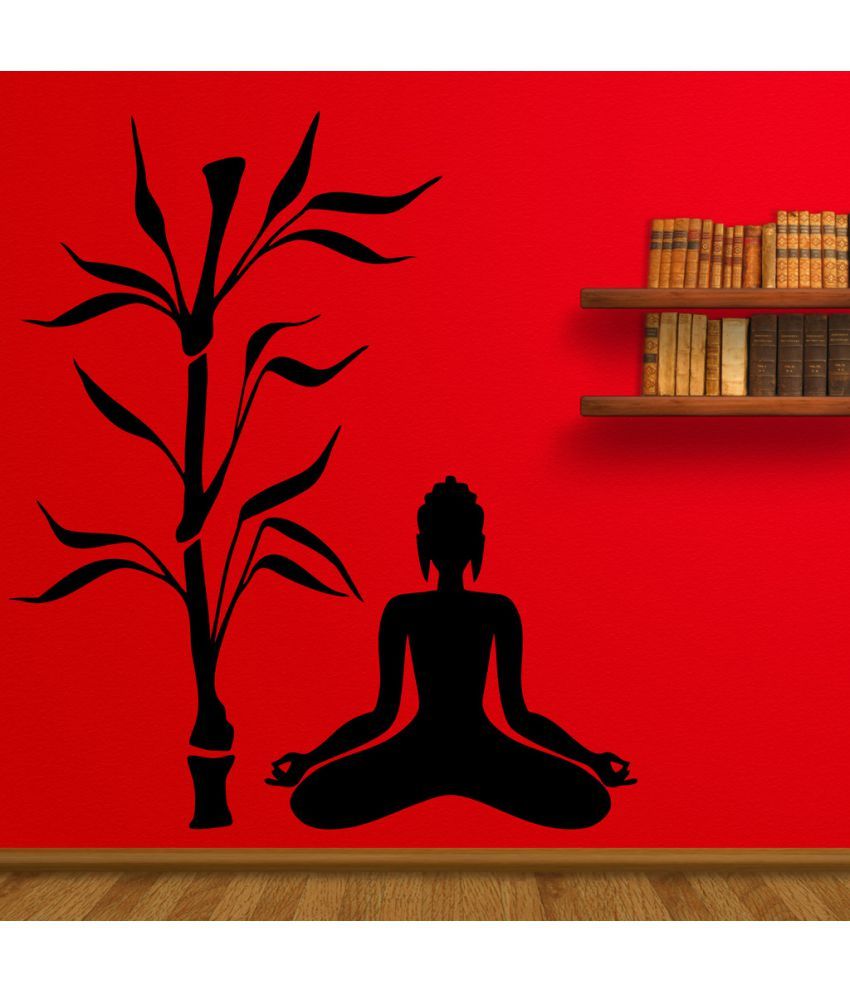     			Decor Villa Yoga man Vinyl Wall Stickers