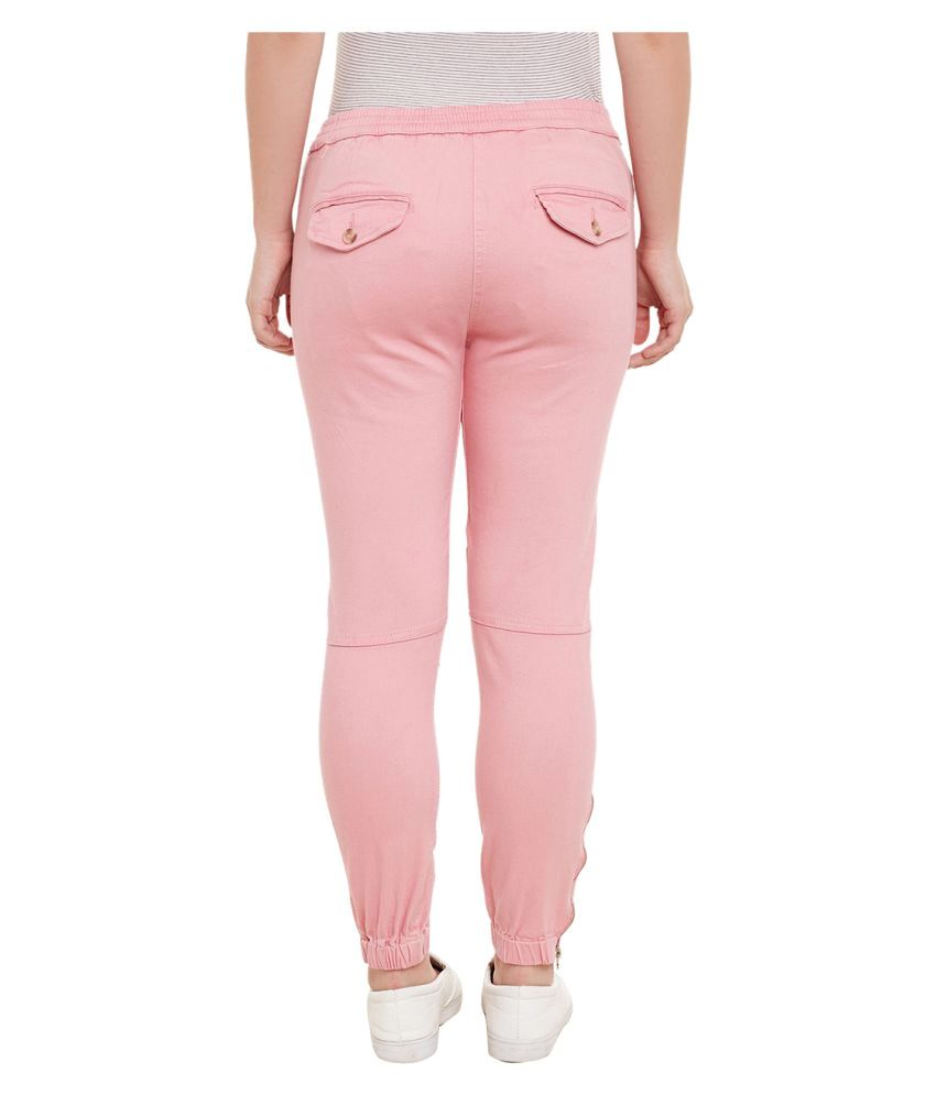 cotton jogger trousers