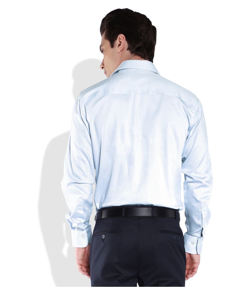 silver formal shirt