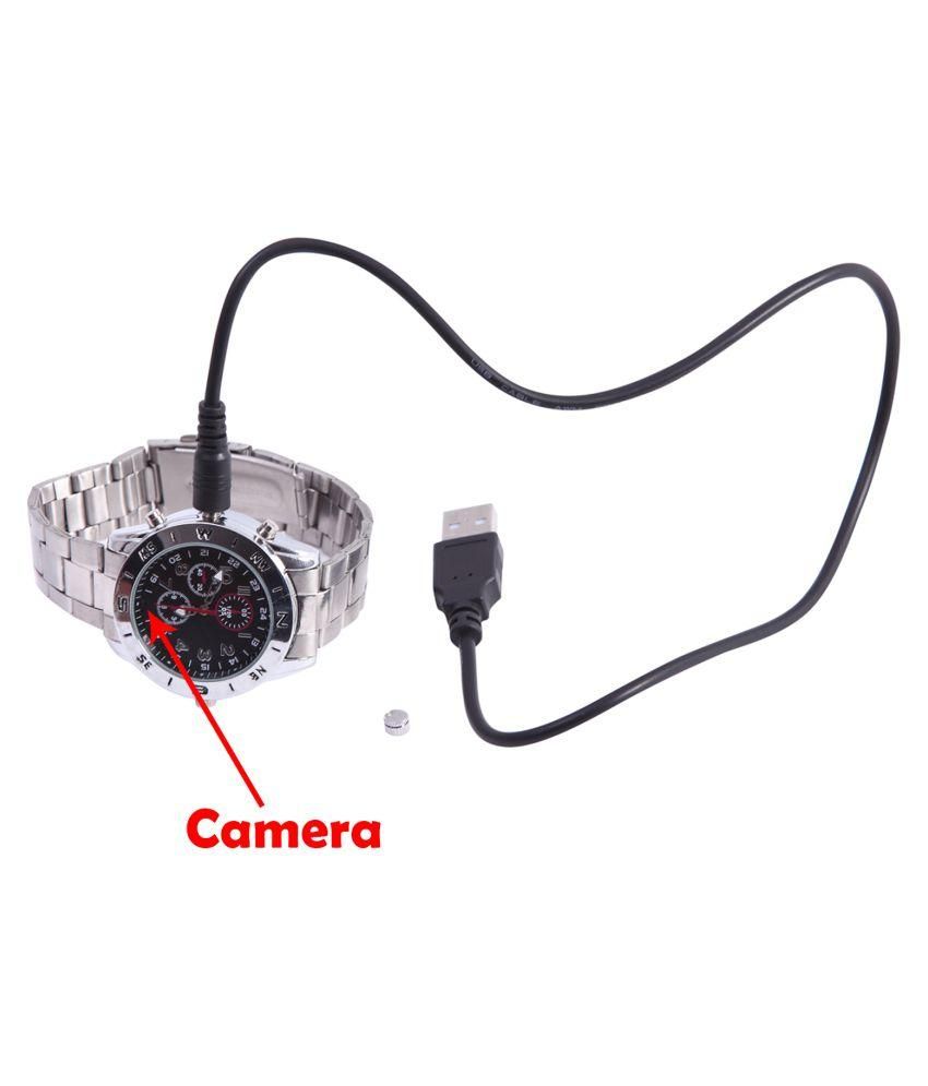 wrist watch with camera and voice recorder
