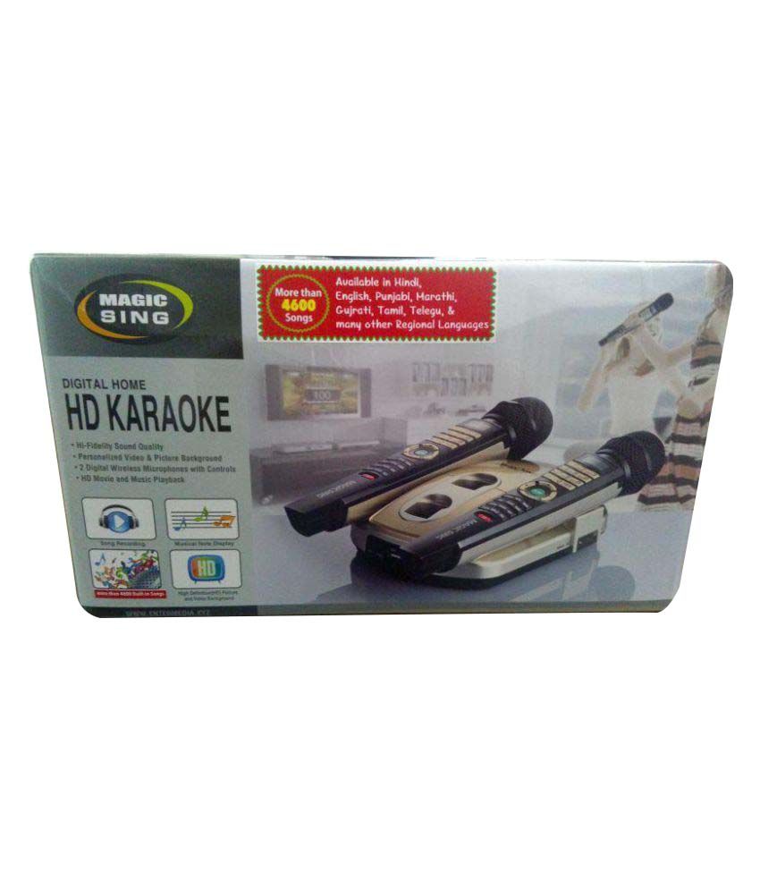 Buy Magic Sing ET23KH Karaoke Systems with Inbuilt 4600 song Online at