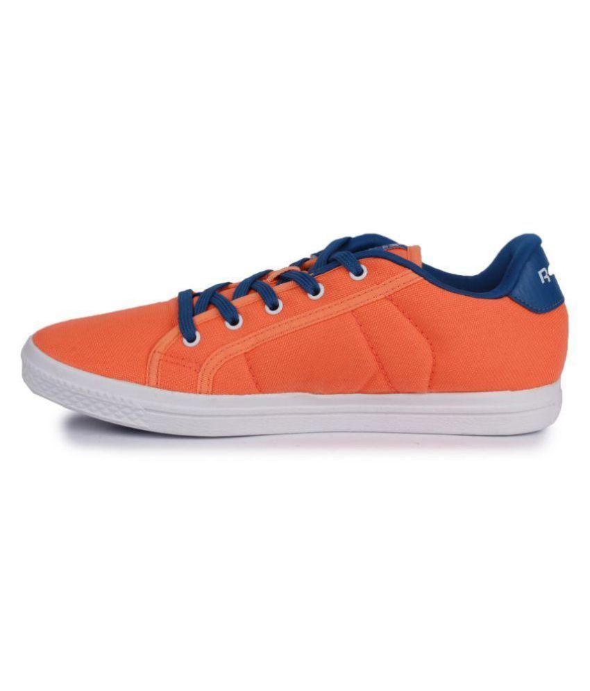 reebok orange running shoes