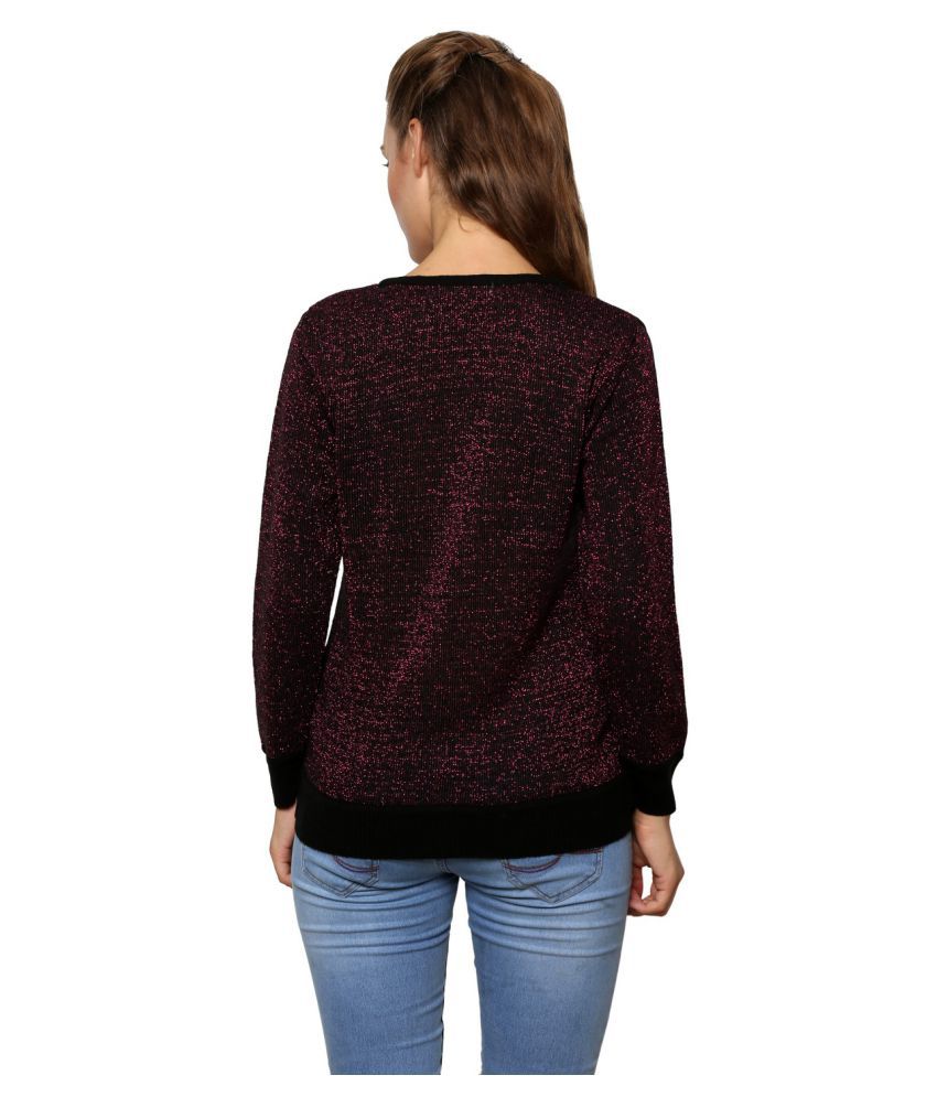Buy Renka Maroon Cotton Zippered Cardigans Online at Best Prices in ...