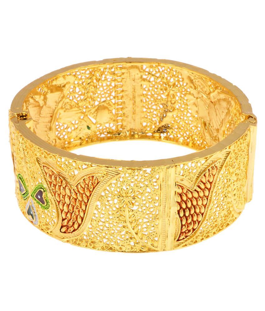 gold plated kada