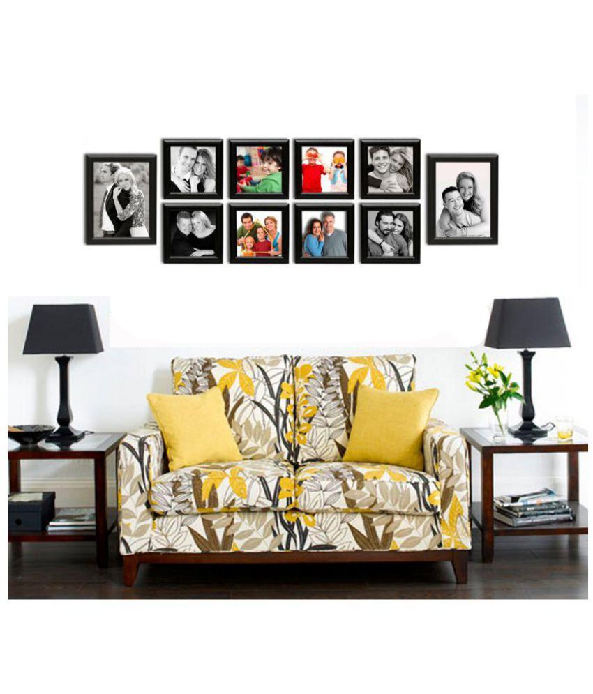 Deep MDF Table Top & Wall hanging Black Photo Frame Sets Buy Deep MDF