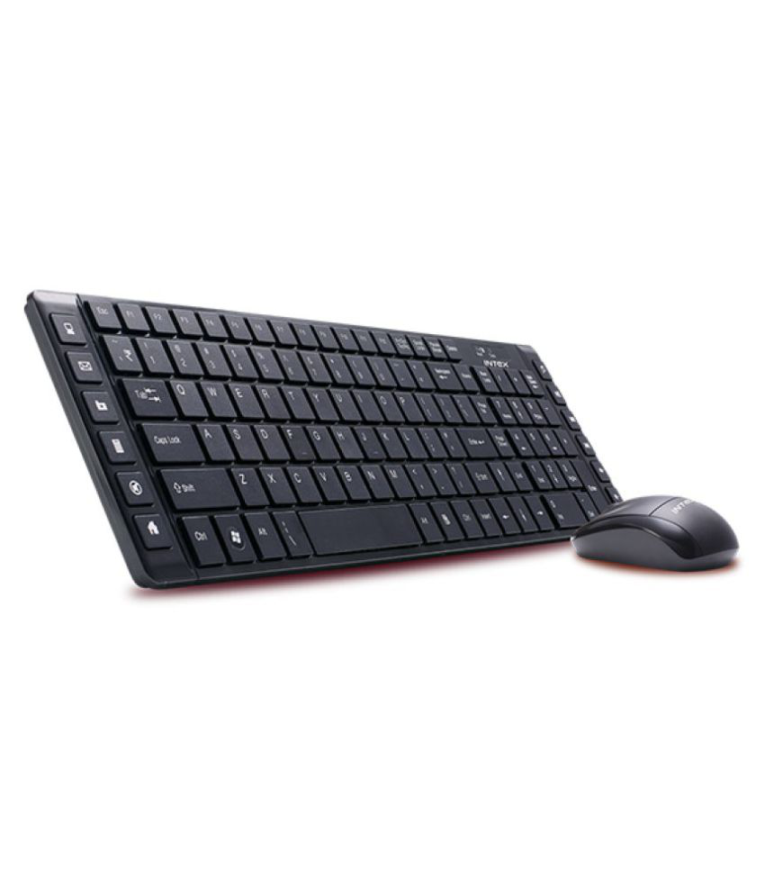     			Intex polo duo Black Wireless Keyboard Mouse Combo Keyboard
