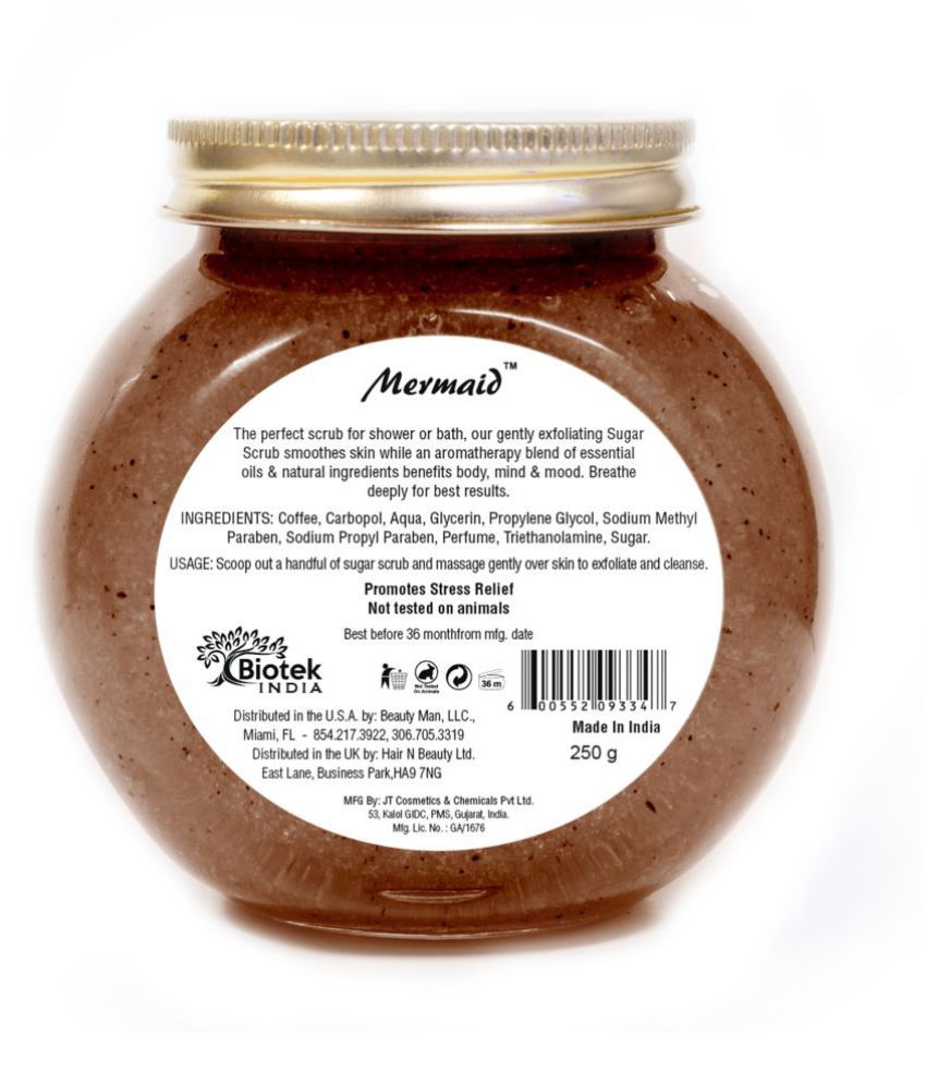 mermaid body scrub