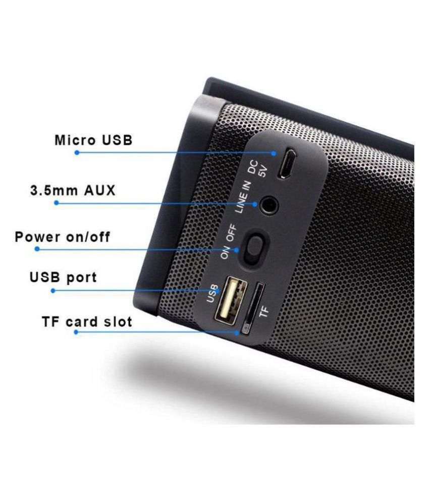 CallOne S311 Portable Speaker-FM, Selfie & Micro SD Slot Bluetooth ...