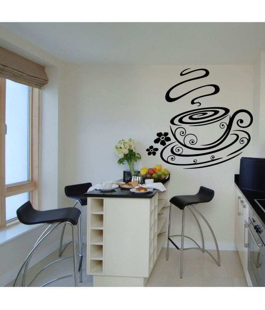     			Decor Villa Cup Vinyl Wall Stickers