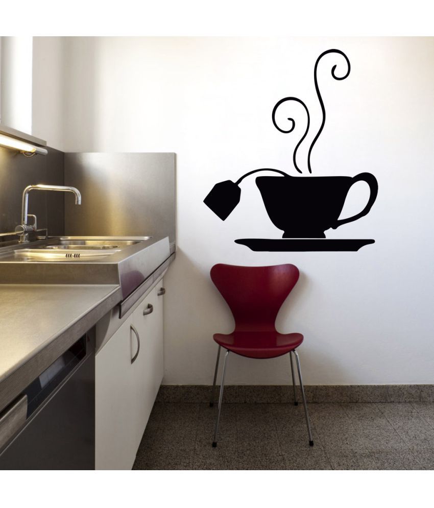     			Decor Villa Tea cup Vinyl Wall Stickers