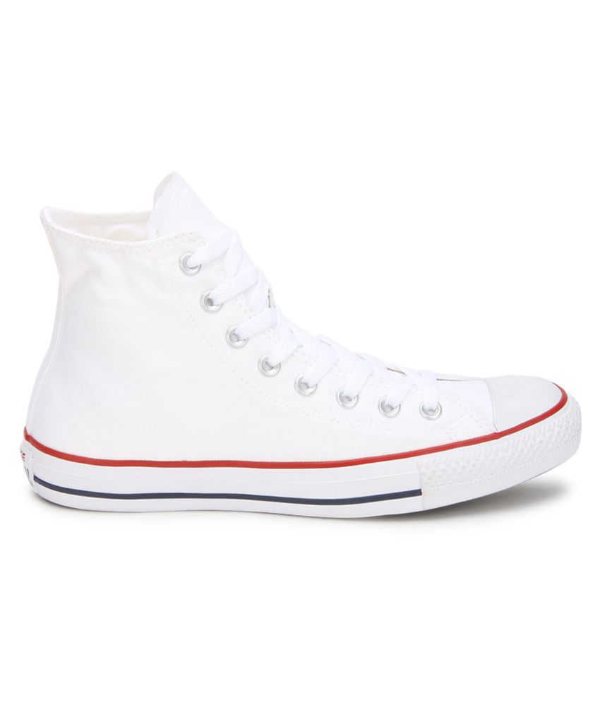 white high ankle sneakers