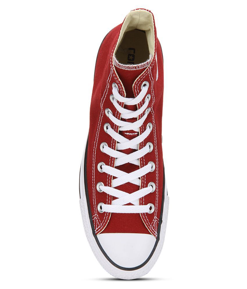 Converse All Star 150773CCTHI High Ankle Sneakers Red Casual Shoes ...