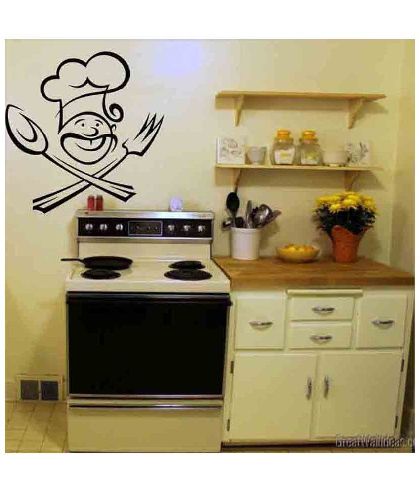     			Decor Villa Fog and spoon Vinyl Wall Stickers