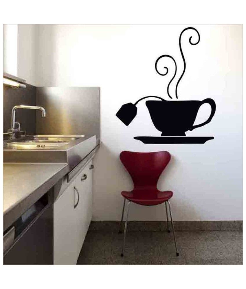     			Decor Villa Tea cup Vinyl Wall Stickers