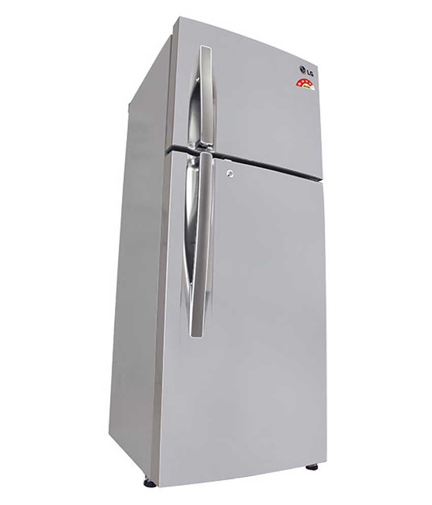 Lg 260 Ltr 4 Star Gl I292rpzl Double Door Refrigerator Shiny Steel