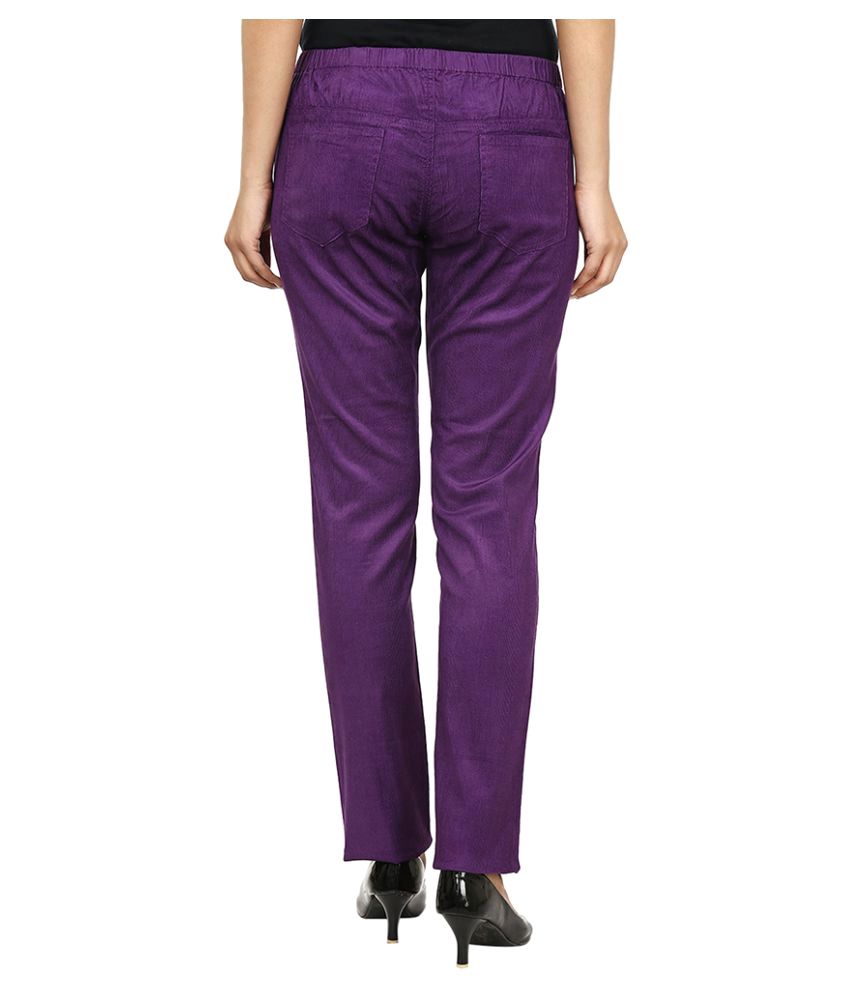 purple corduroy pants mens